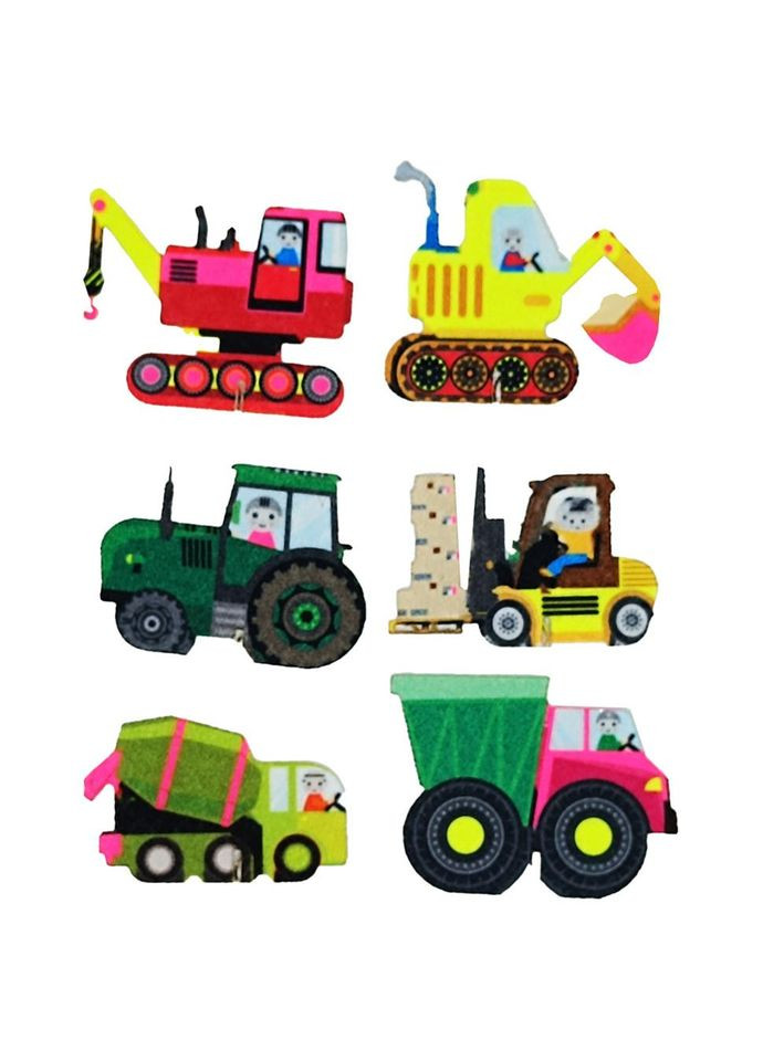 Набор фетровых фигурок на подставке "Машинки" 180151 No Brand (330605273)