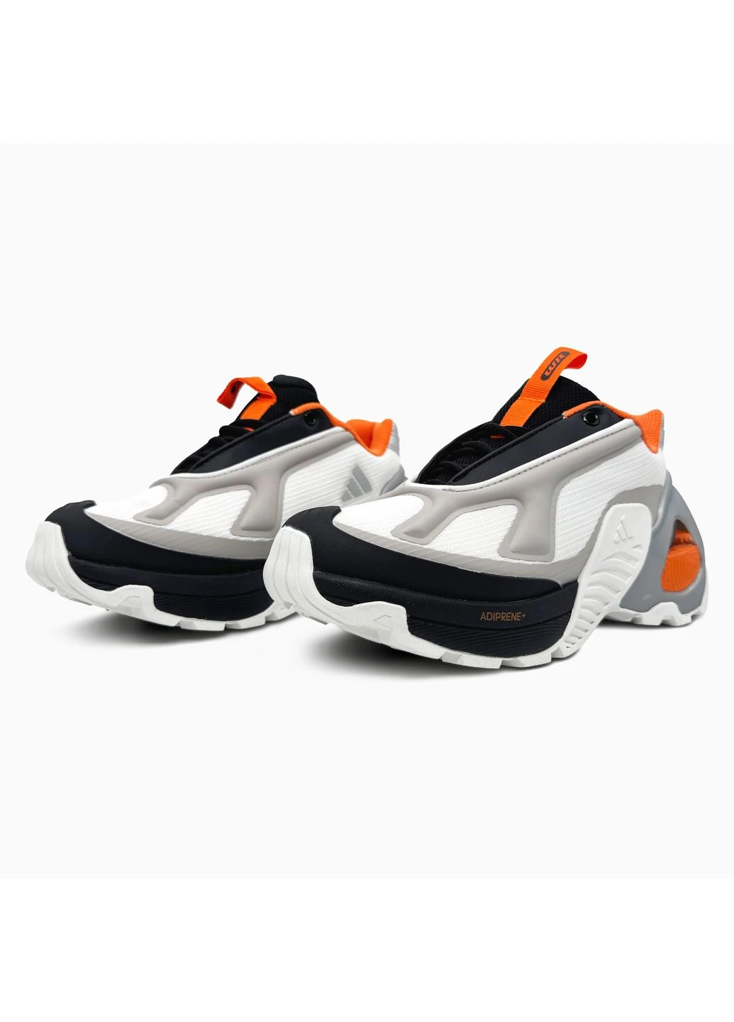 Білі кросівки чоловічі adidas edge runner white/black/orange адідас едж раннер білі демісезон No Brand