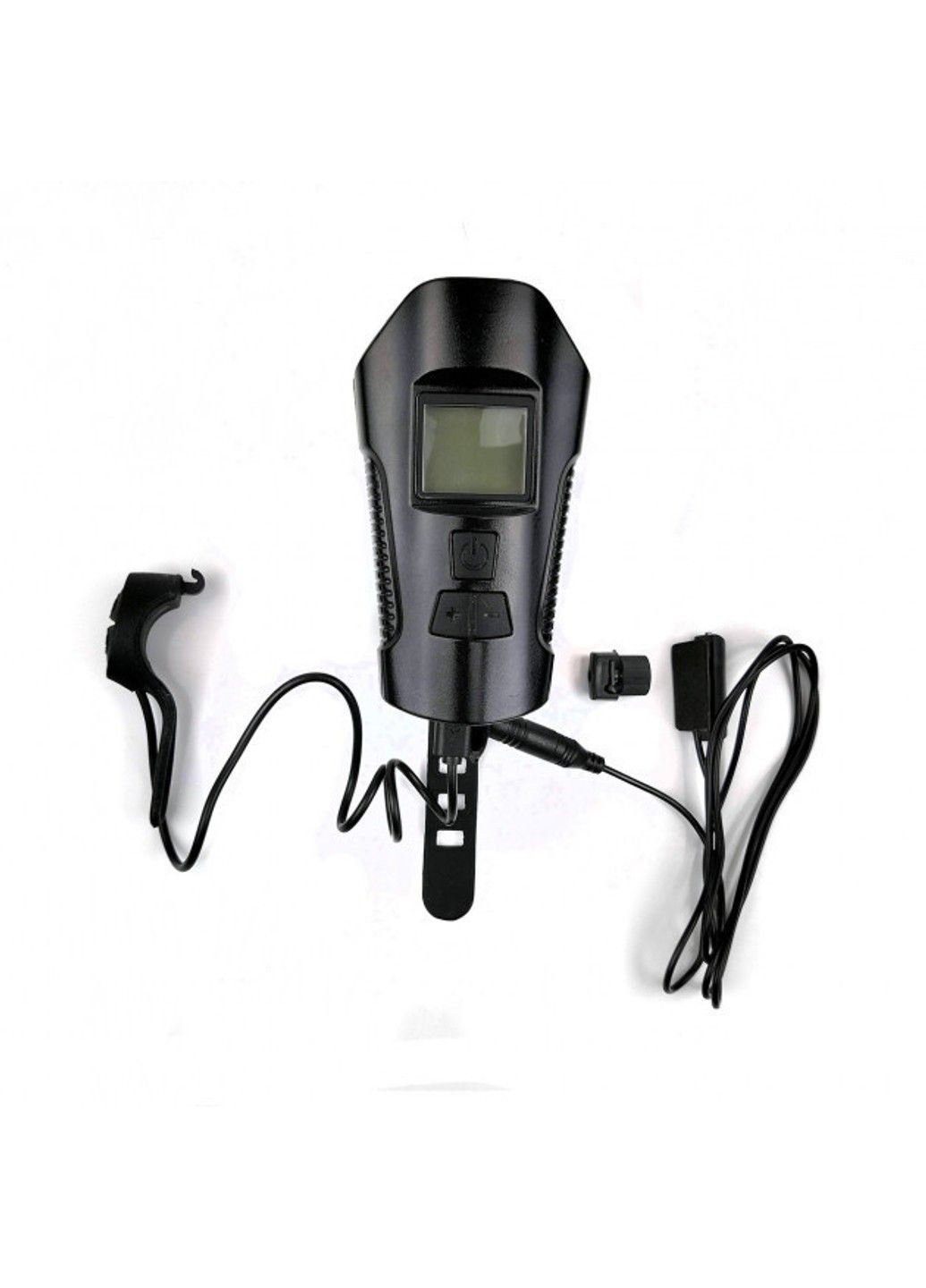 Велосипедный передний фонарь фара FY-317 с сигналом и велокомпьютером No Brand (331640447)