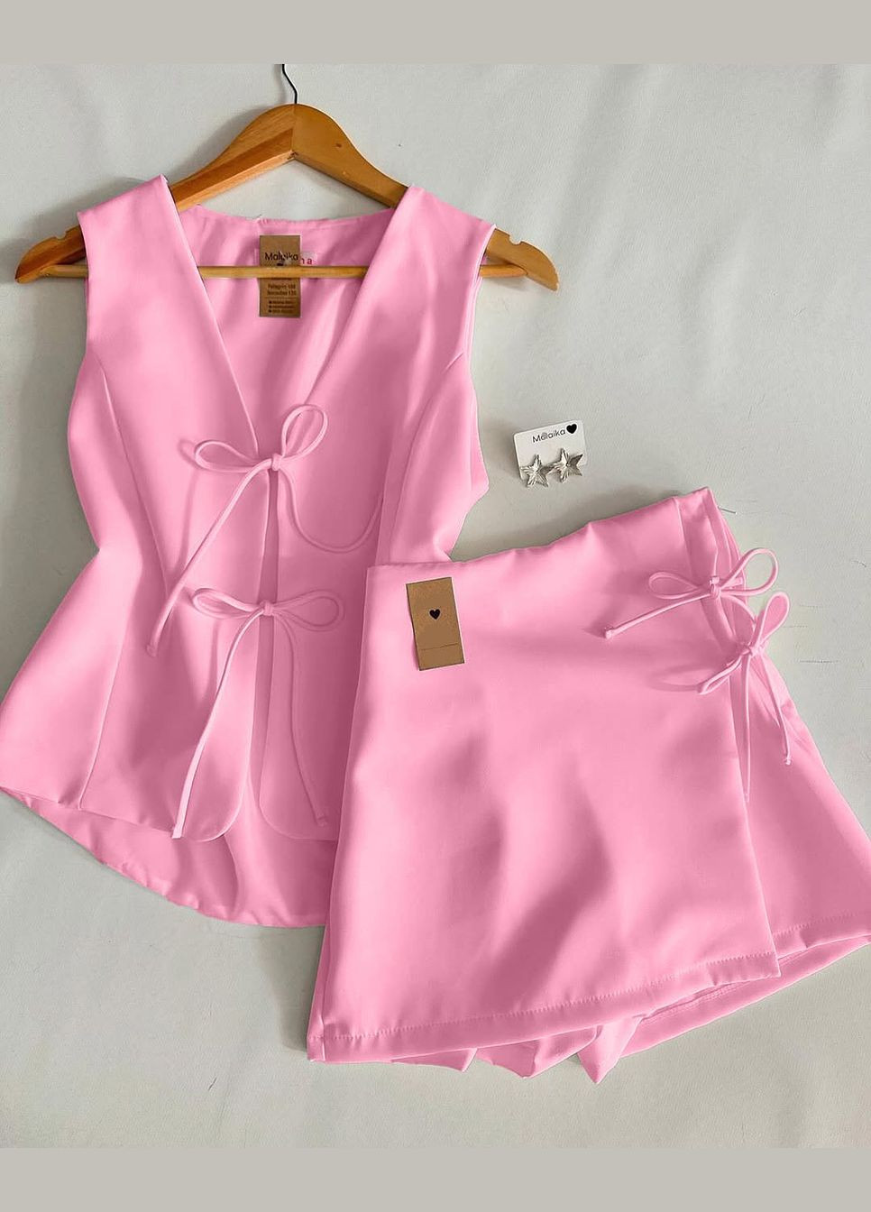 Костюм : жилетка + юбка / шорты No Brand (330641988)