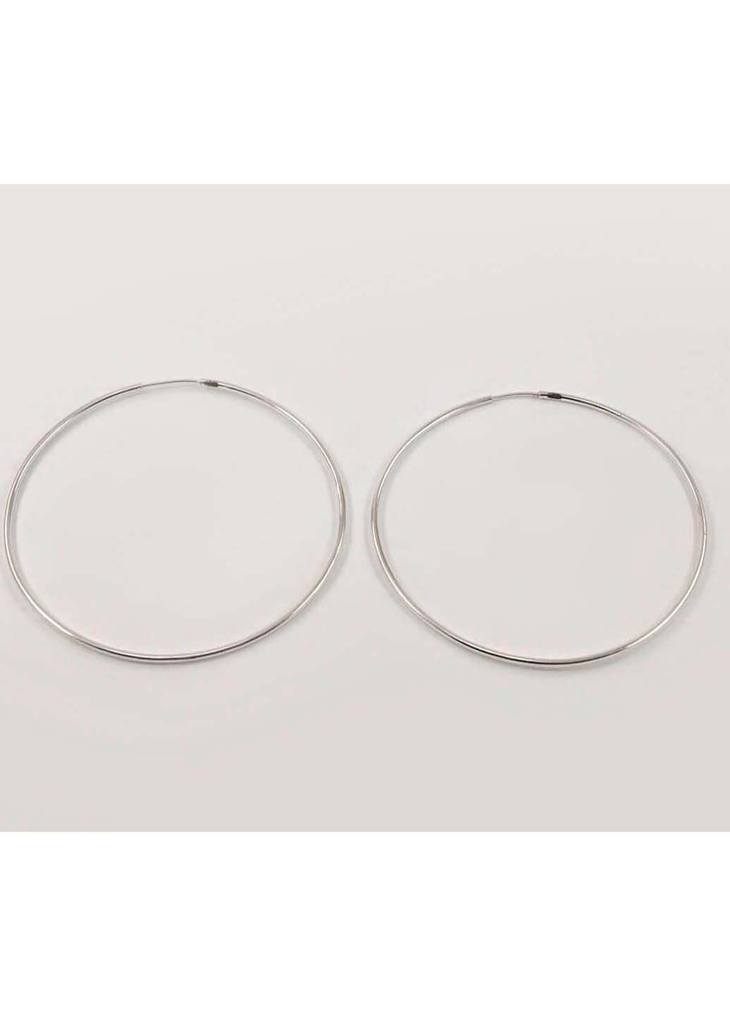 Серьги конго Maxi Silver (311278214)