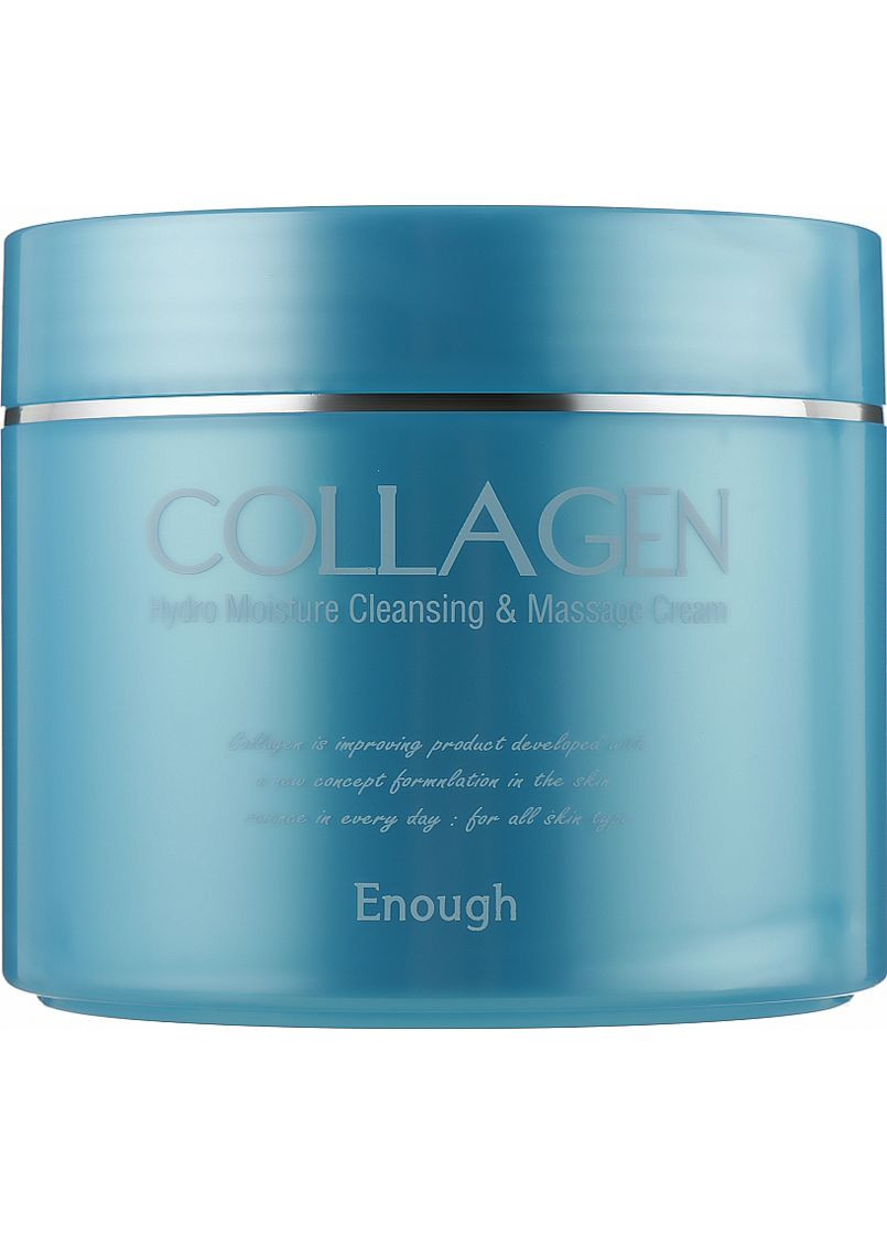 Зволожувальний масажний крем з колагеном, для тіла Collagen Hydro Moisture Cleansing Massage Cream 300ml (821673-21394) ENOUGH (368637295)