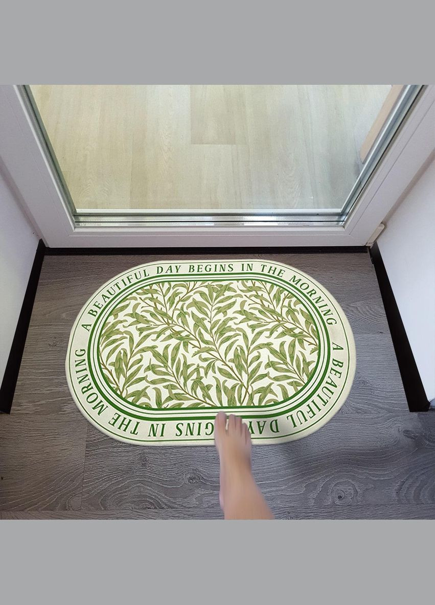 Влагопоглощающий коврик "A beautiful day begins in the morning" 40*60CM*3MM (D) SW00001570 Sticker Wall (297983490)