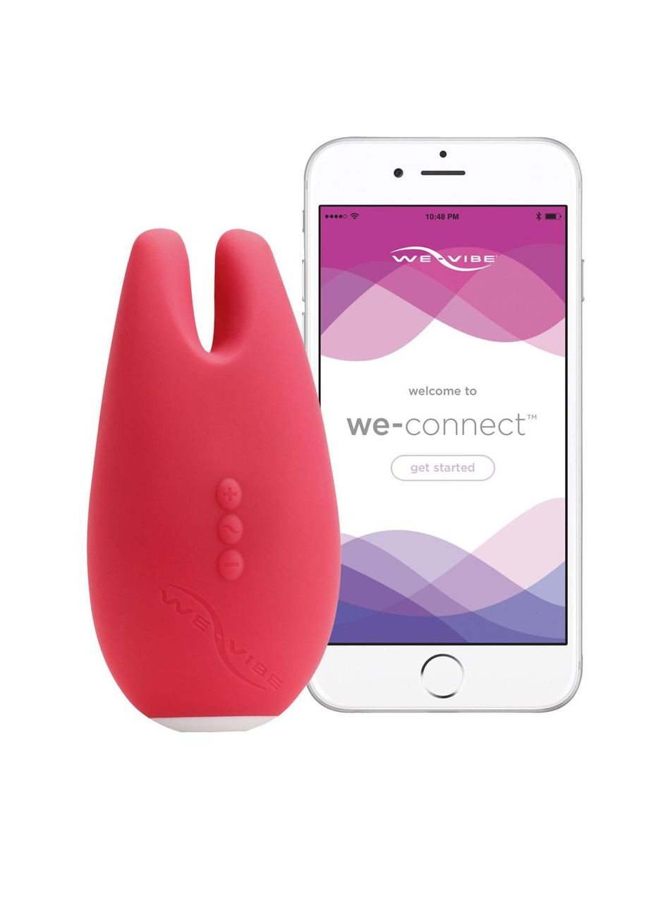 Клиторальный смарт-вибратор Gala by We-Vibe Pink, 2 вибропальчика, 2 мотора, мощные вибрации No Brand (366879702)