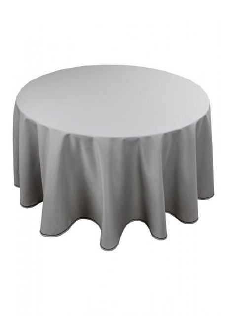 Скатертина кругла Kelly 180 см Сірий (7970) Прованс (361784935)