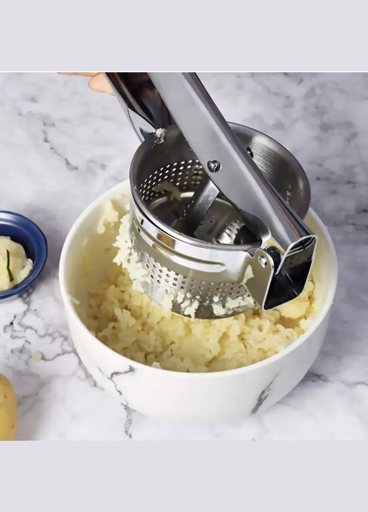 Прес-чавилка для картоплі з нержавіючої сталі Kamille (307288766)