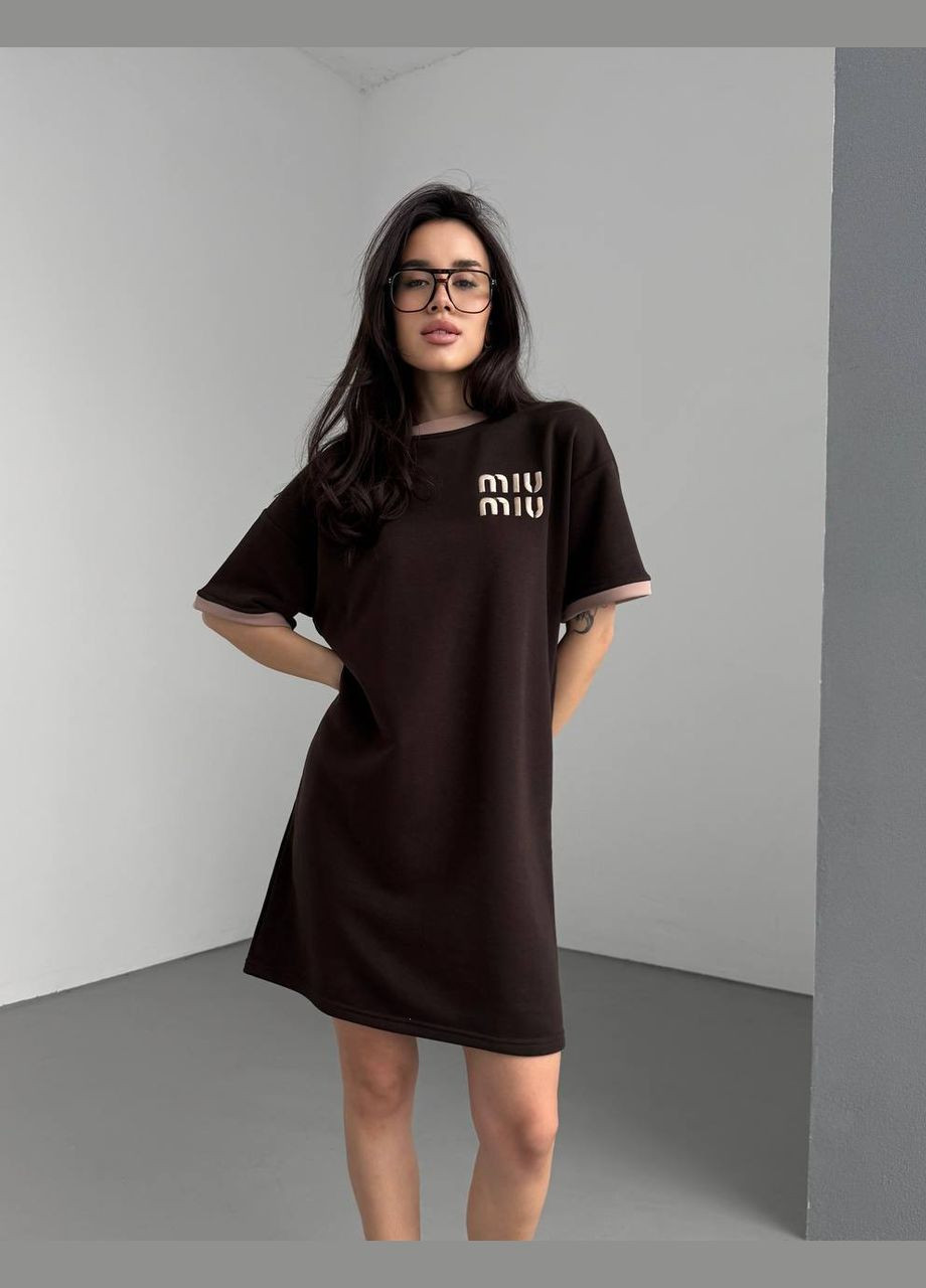 Чорна сукня-футболка No Brand