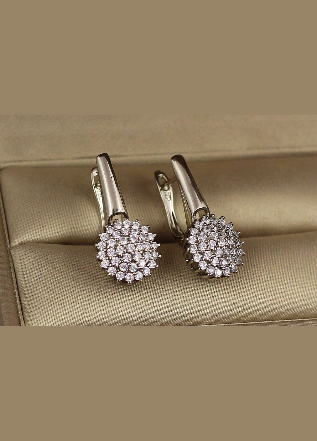 Сережки новий всесвіт 2.4 см сріблясті Xuping Jewelry (316433450)