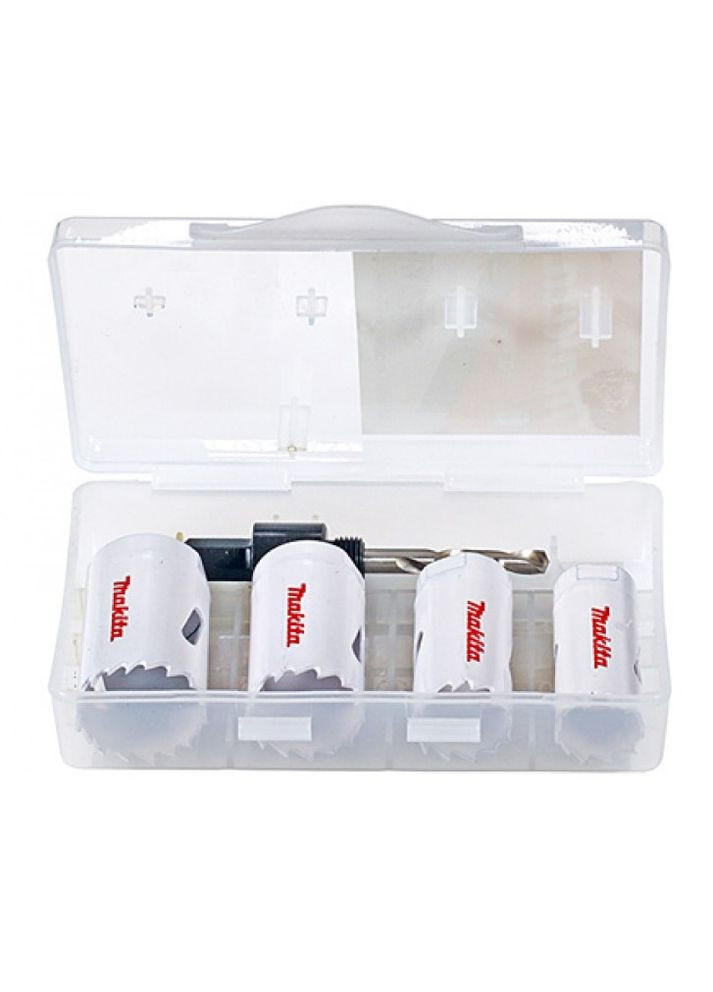 Набор коронок BiM D-33641 (22,25,29,32 мм, 4 шт) по металлу для электрика (30970) Makita (295035733)