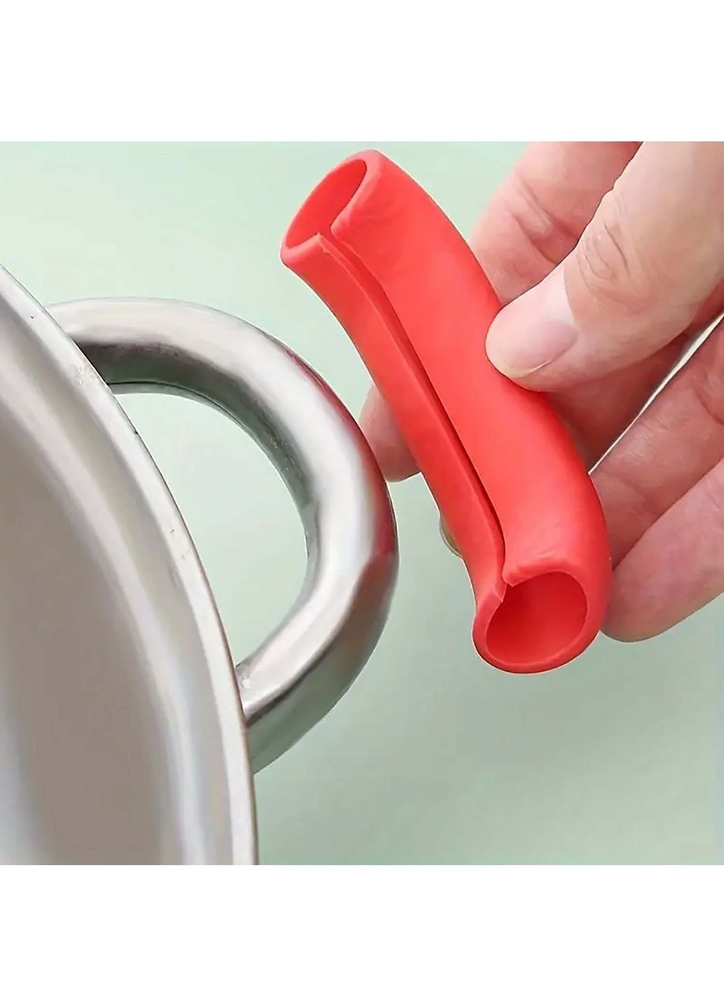 Силиконовые накладки прихватки для горячих ручек кастрюли и сковороды (набор из 2 шт.) Kitchen Master (332980711)