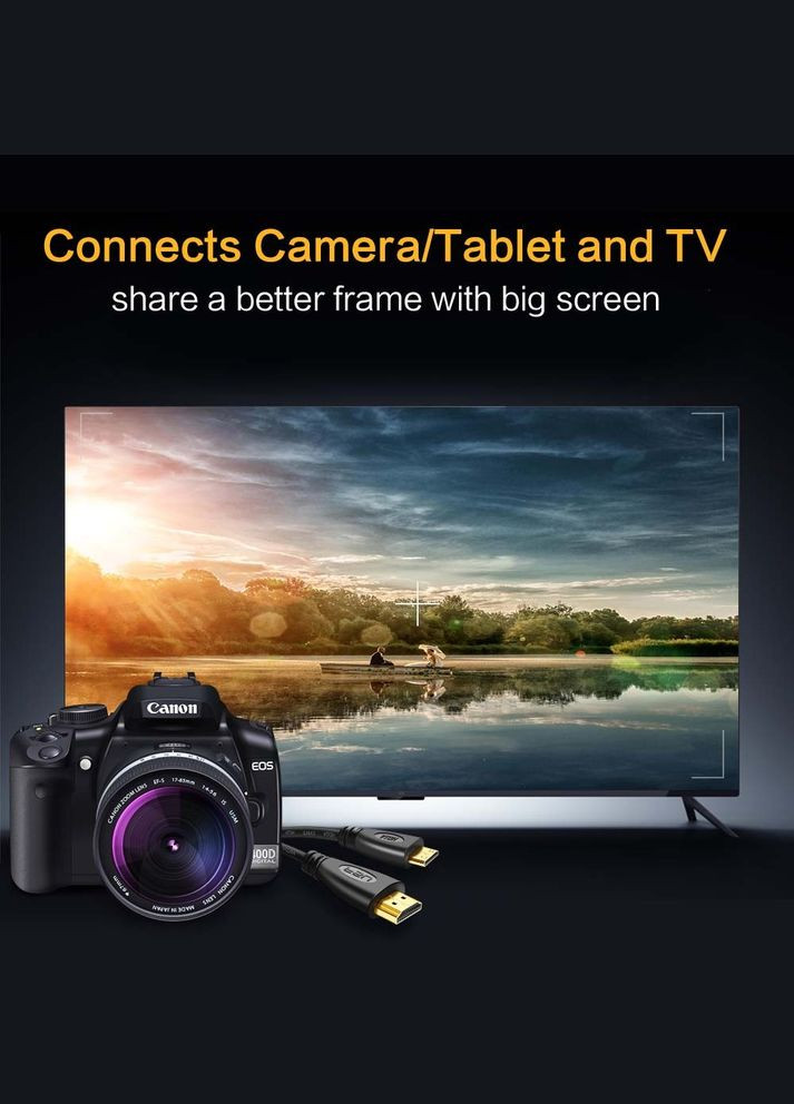 Кабель HDMI на mini HDMI V1.4 FSU - 2 метри 1080p No Brand (300577653)