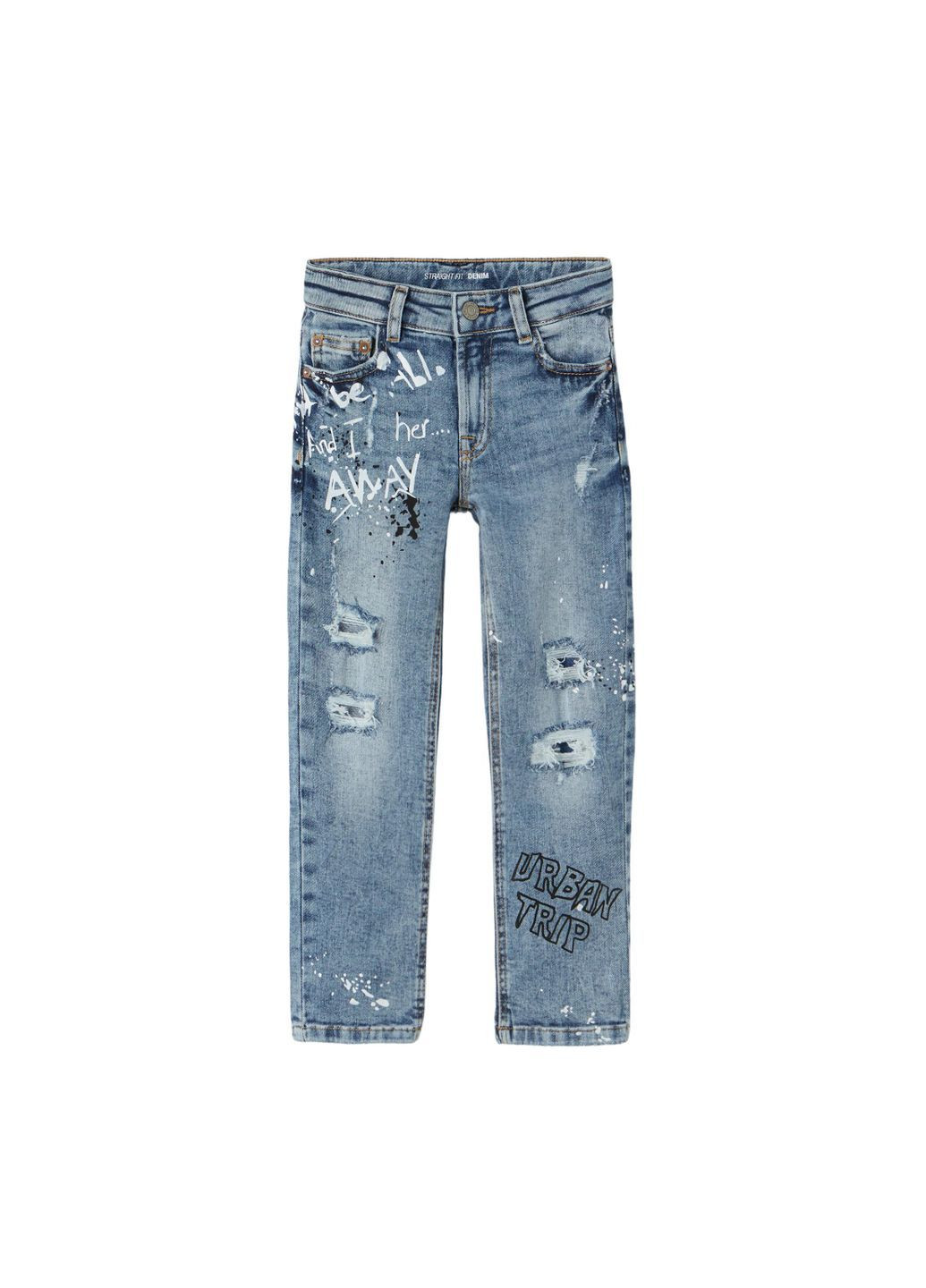 Голубые демисезонные джинсы для мальчика 152 размер голубые 4676662427 Zara