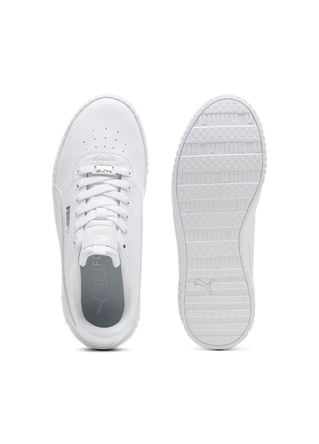 Білі кеди carina 2.0 lux women's sneakers Puma