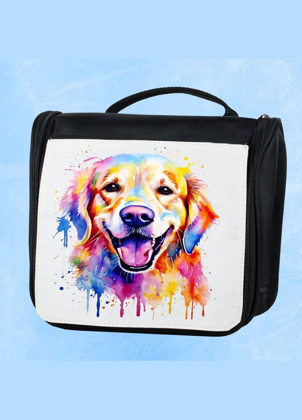 Дорожня сумка - органайзер для косметики несессер Dog #49 Чорна No Brand (318676987)