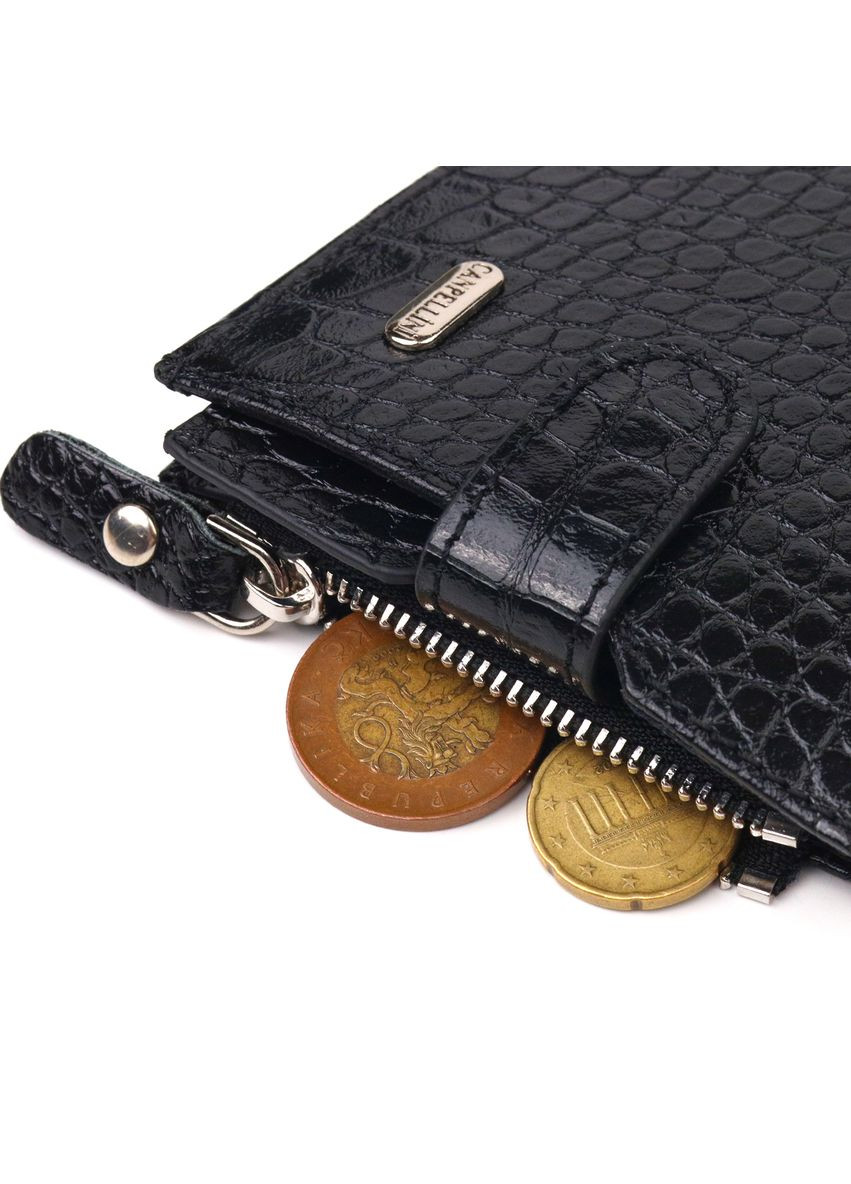 Чоловічий гаманець горизонтальний з натуральної фактурної шкіри 21504 Canpellini (331911071)