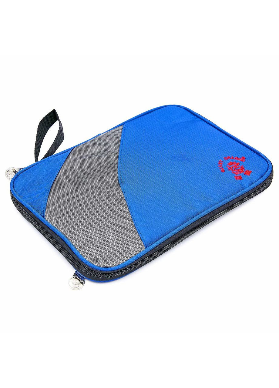 Чехол на ракетку для настольного тенниса (полиэстер, р-р 31х2,5х2см, для 1-й ракетки, Синий-серый) Giant (361439276)