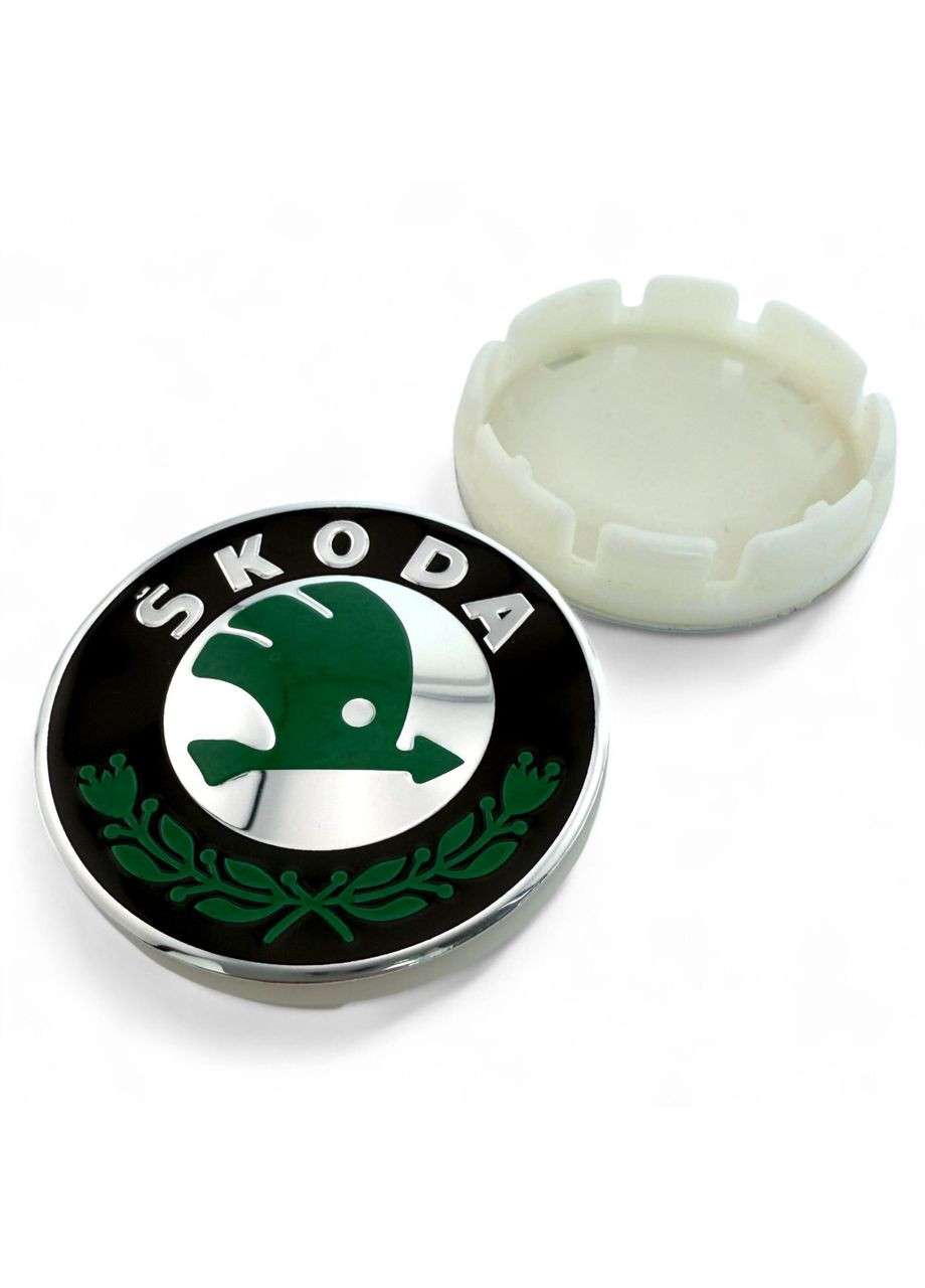 1 штука Колпачок в диски 55/52 заглушка для дисков Шкода (1 шт.) No Brand (364958925)