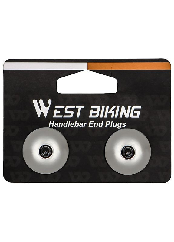 Заглушки на руль YP0804058 Silver 11шт. West Biking (352011761)