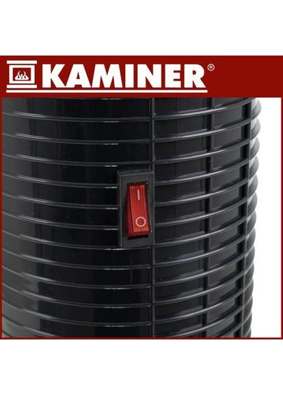 Колонний тепловентилятор з ефектом полум'я 26401 IGNISSE (2000 Вт, пульт, Польща) Kaminer (372473518)