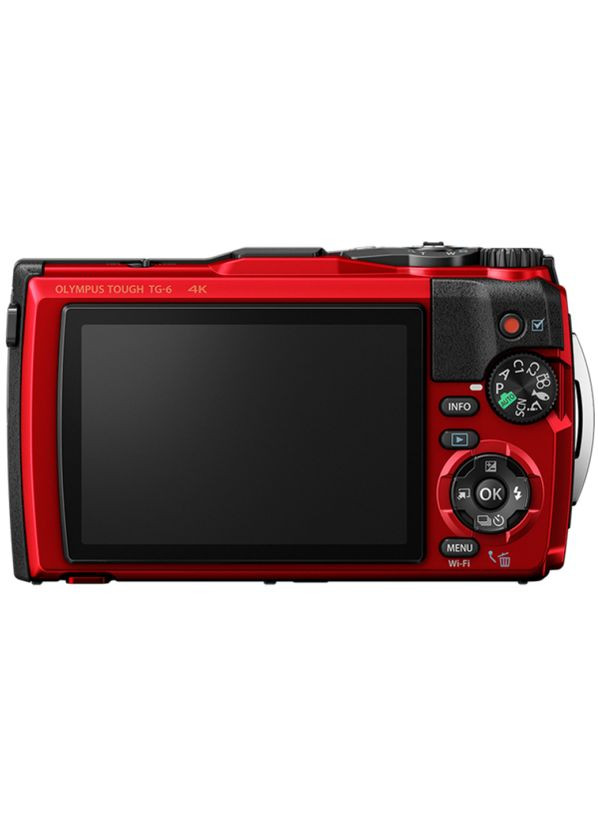 Цифровая камера TG6 Red (Waterproof – 15m; GPS; 4K; Wi-Fi) Olympus (277756317)