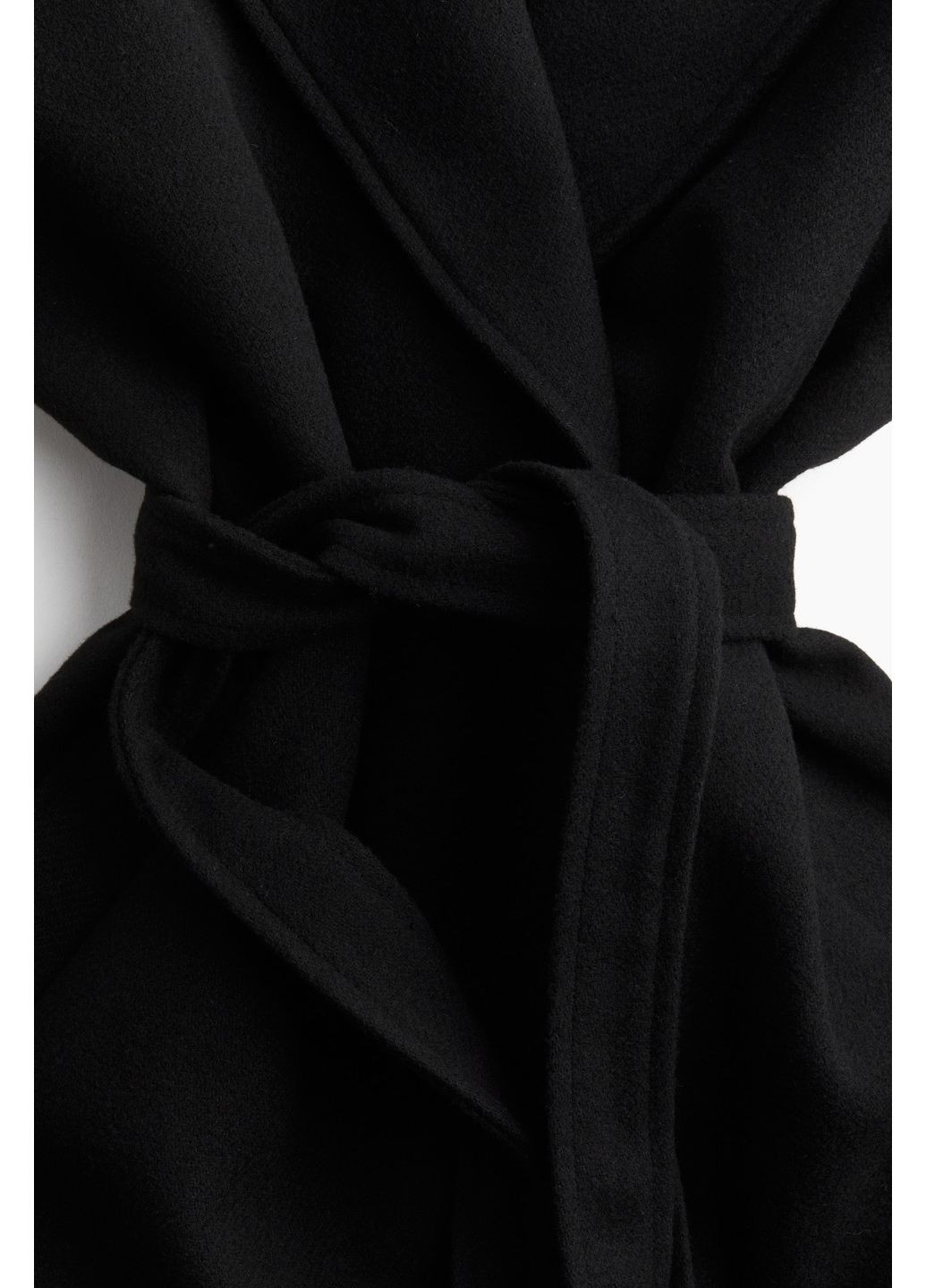 Черное демисезонное Пальто H&M