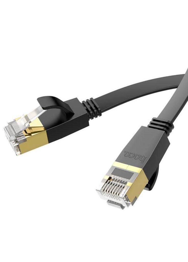 LAN кабель RJ45 US07 General pure copper flat network cable 6Gbit 5m Hoco (279553531)