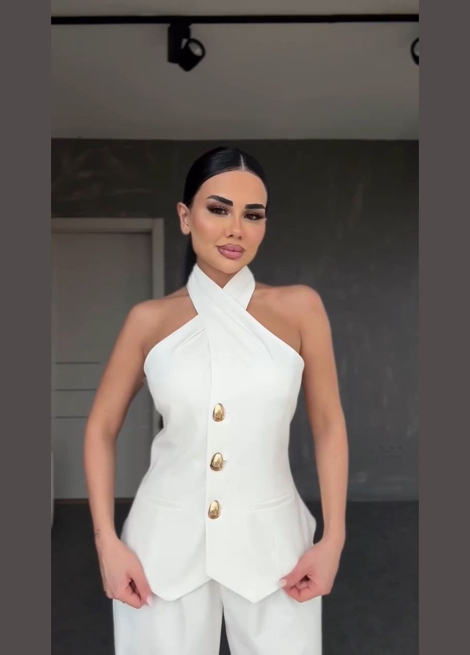 Женский костюм брючный жилет и брюки MonCher (329145959)