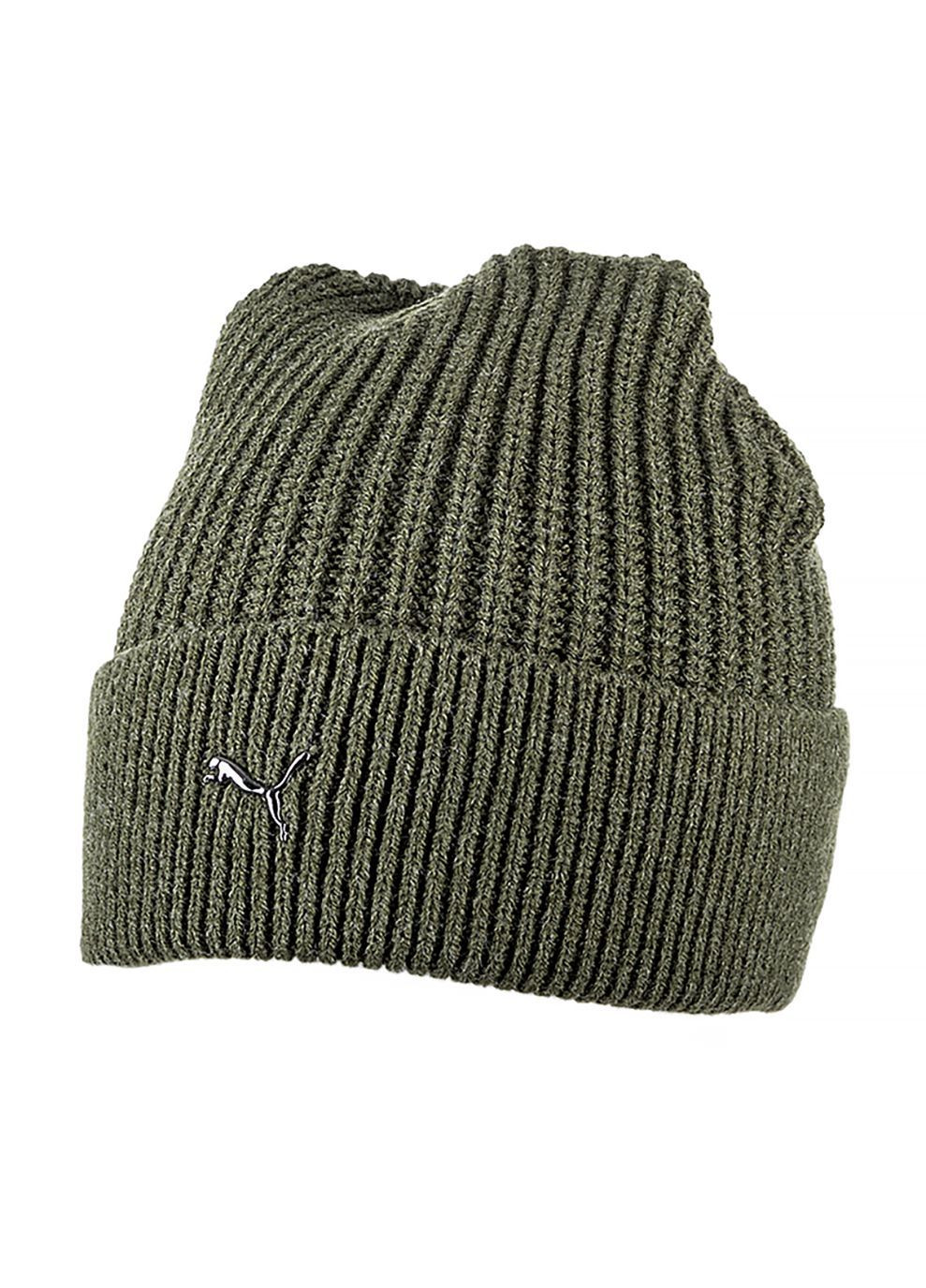 Шапка Metal Cat Beanie Хаки Puma (282317583)