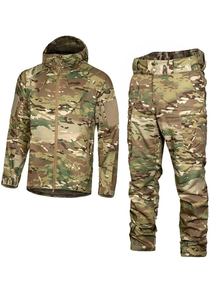 Комбинированный демисезонный костюм cm talker 3.0 twill multicam Camotec