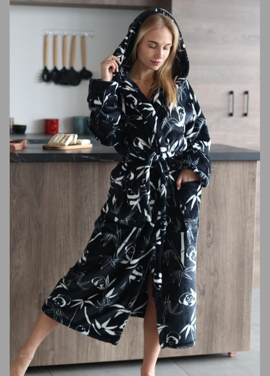 Халат с капюшоном Мягкий уютный Шарпей No Brand (315429394)