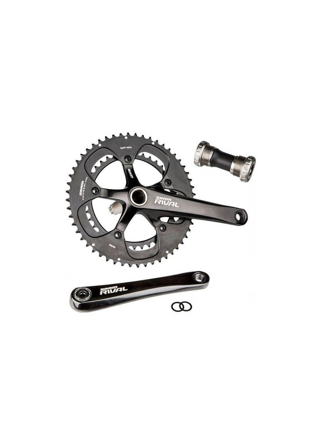 Шатуни Rival OCT MirrorBlack w GXP Cups 68 170 50-34 Sram (369650431)