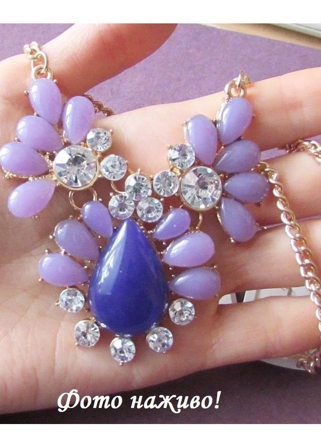 Ошатне кольє в кристалах Фіолла, 1749 Fashion Jewelry (381111667)
