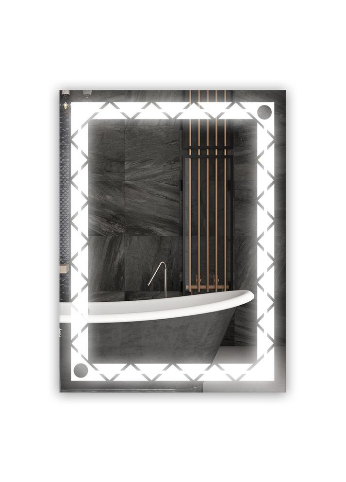 Дзеркало з LED підсвіткою SR-065 (600х800мм) No Brand (316631334)