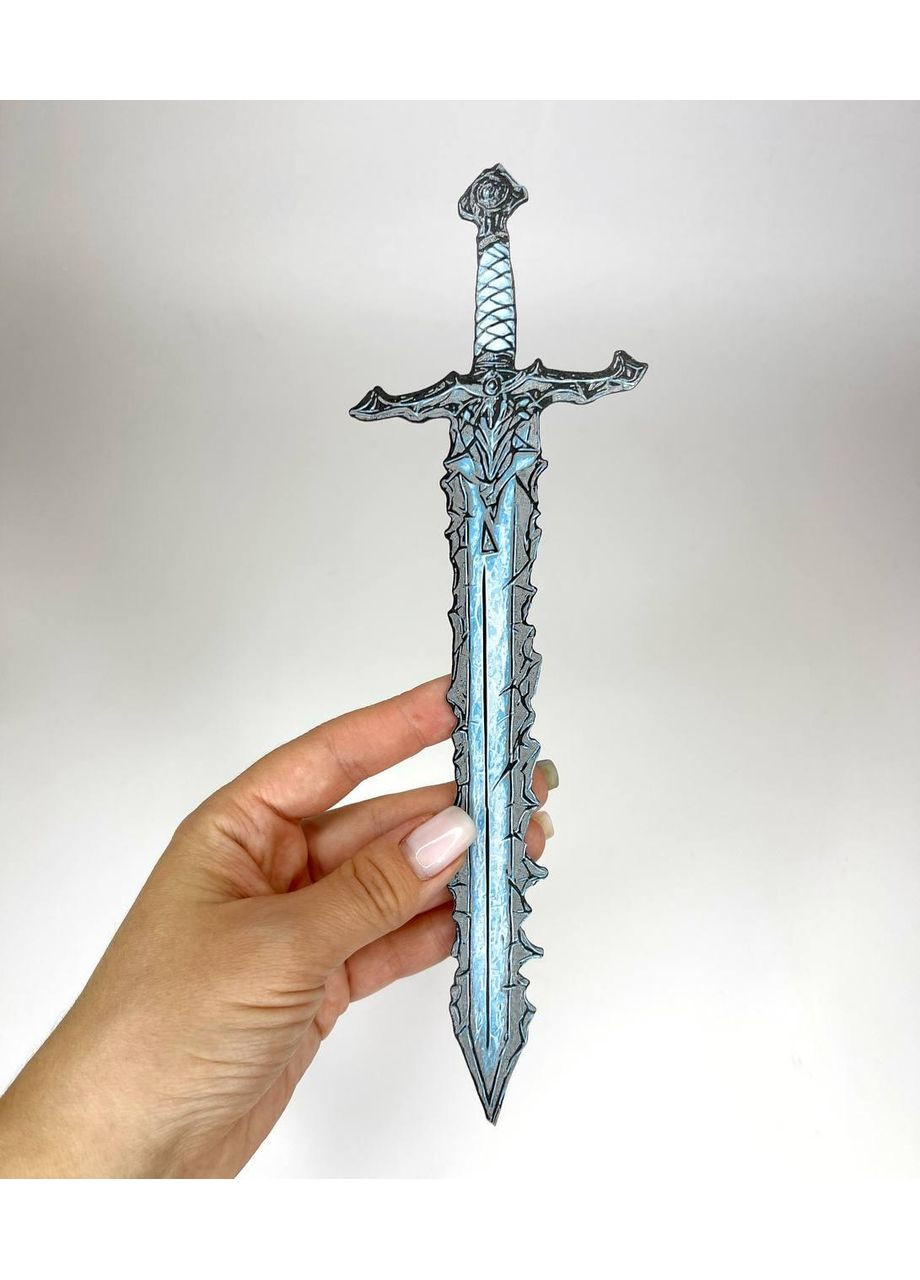 Пластиковая 3D закладка для книги Меч объемное изображение 24.5 × 7.3 см Finding (365875919)