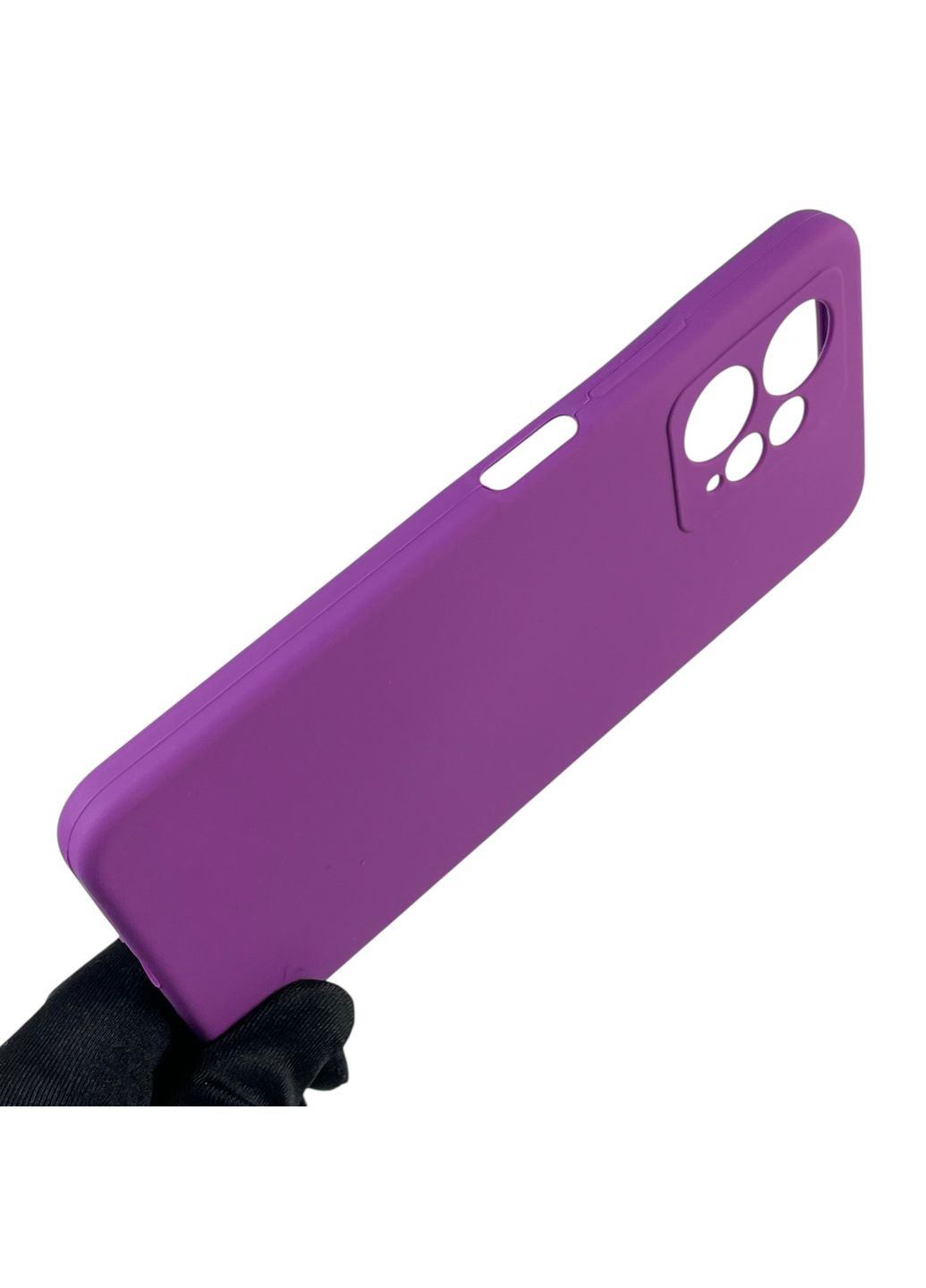 Чохол для Redmi Note 12 4G силіконовий з мікрофіброю нековзний на сяомі редмі нот 12 4г фіолетовий Xiaomi (366388679)