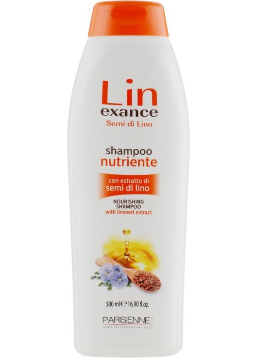 Делікатний шампунь для будь-якого типу волосся з екстрактом насіння льону Lin Exance Shampoo 500ml (580861-72930) Parisienne Italia (368648283)