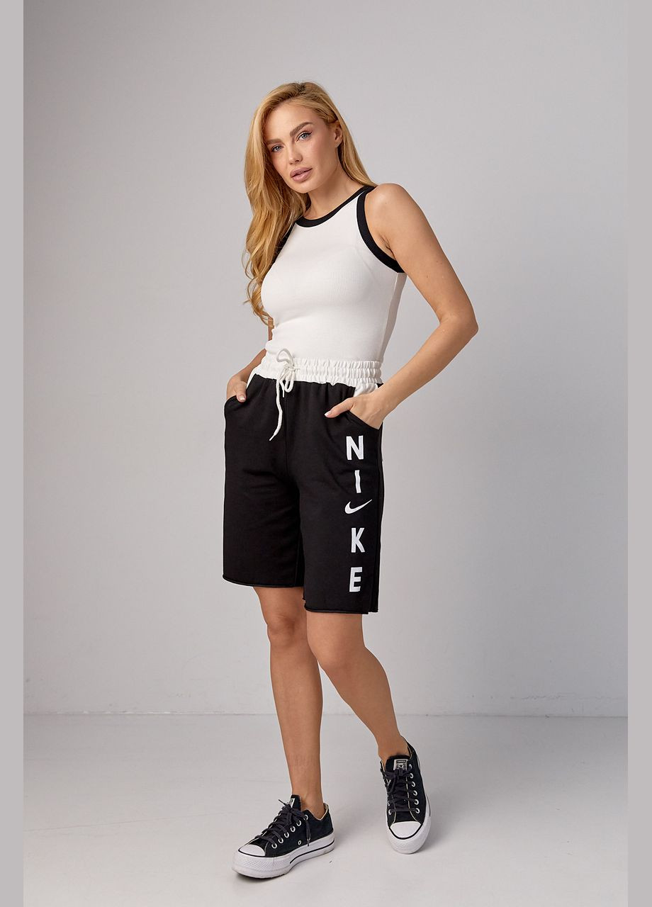 Женские трикотажные шорты с надписью Nike Liton (296909152)
