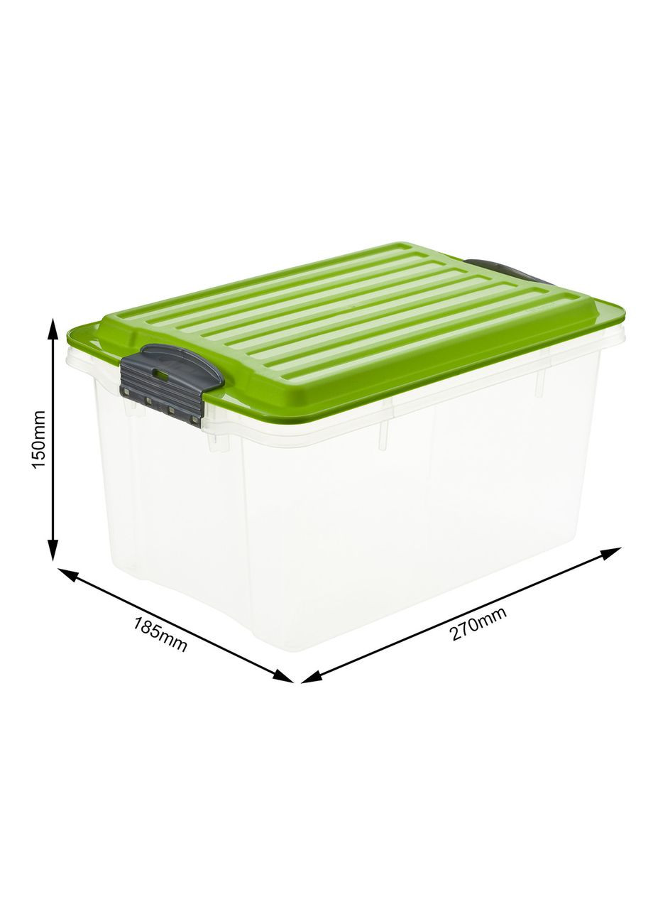 Контейнер для зберігання пластиковий з кришкою Compact A5, 4.5 л (17762) Rotho (334713549)