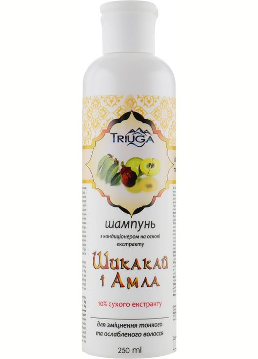 Шампунь с кондиционером на основе экстракта Шикакай и Амлы 250ml (263349-34262) Triuga (368646083)