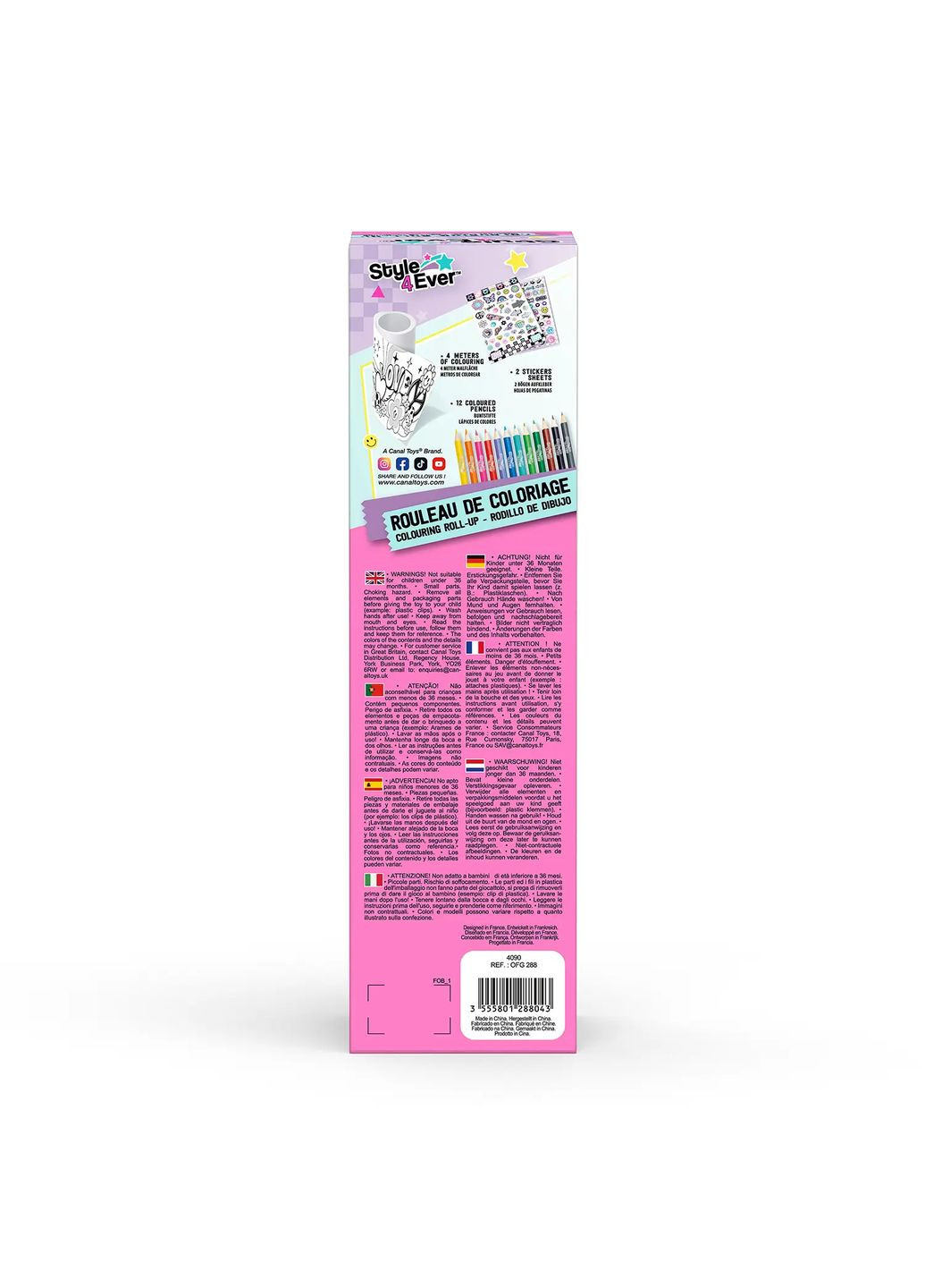 Набор для творчества DIY Style 4 Ever Скрапбукинг Раскраска () Canal Toys OFG288 (328449409)