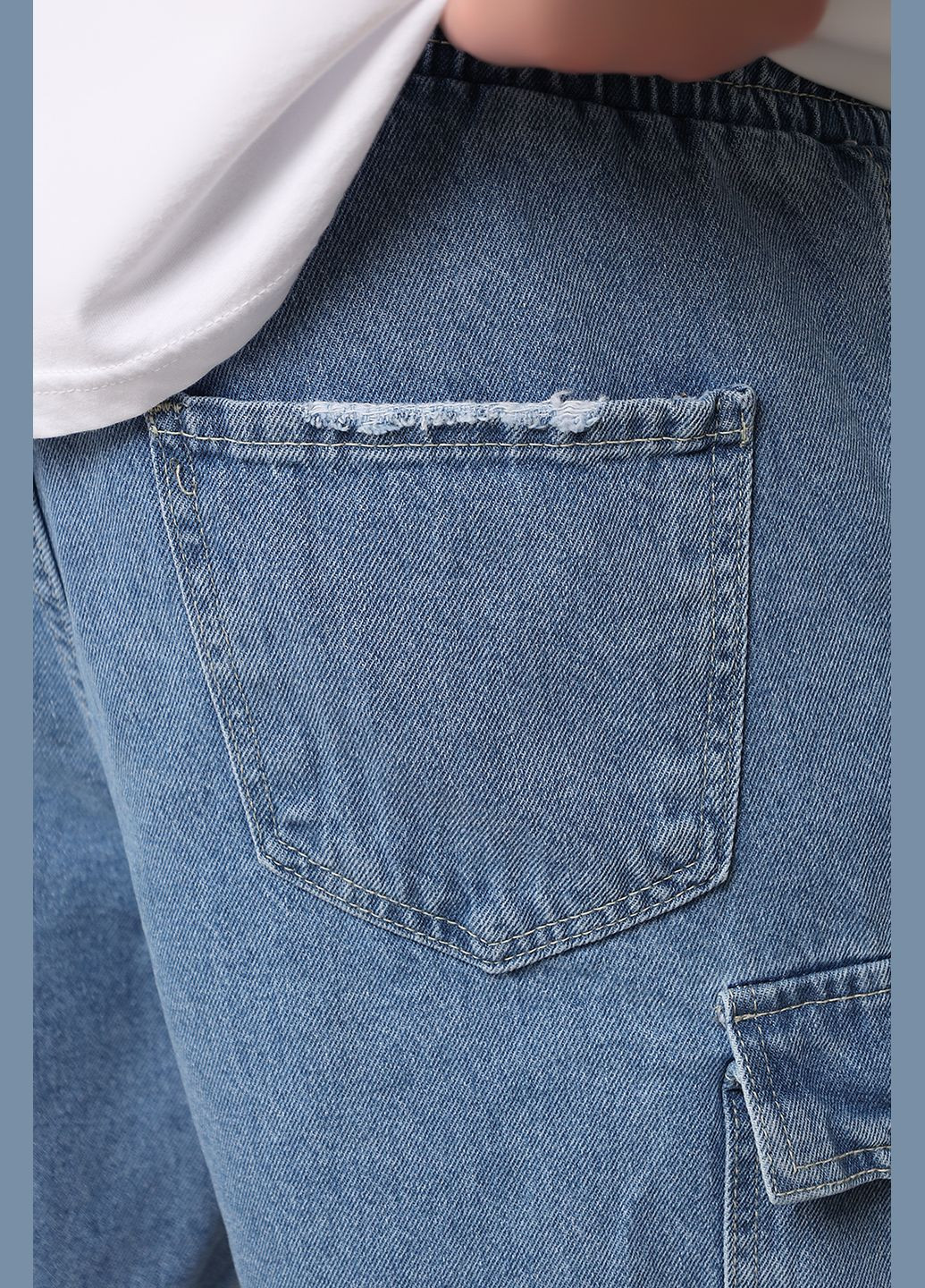 Шорти чоловічі колір синій ЦБ-00275666 TRANZIT (332767577)