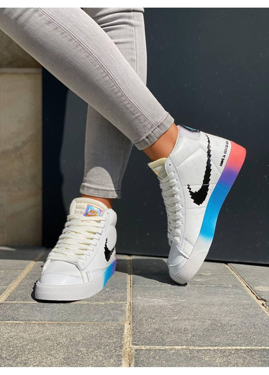 КРОССОВКИ ЖЕНСКИЕ NIKE BLAZER HAVE A GOOD GAME НАЙК БЛЕЙЗЕР No Brand белые демисезоны (368867363)
