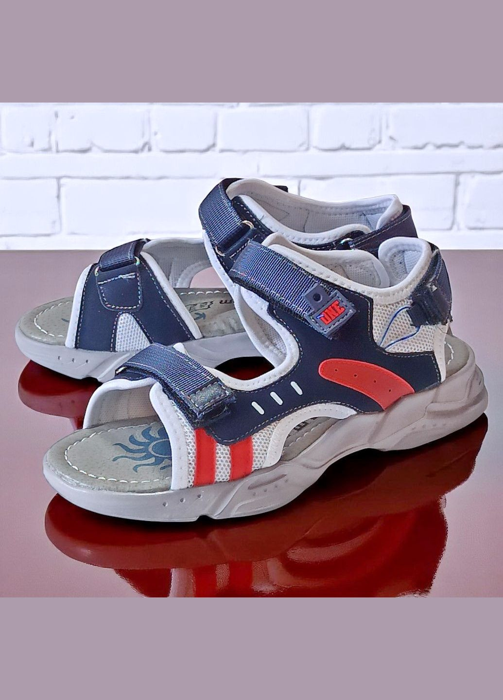 Спортивні відкриті босоніжки текстильні сандалії для хлопчика ТОМ М Tom.M (336147428)