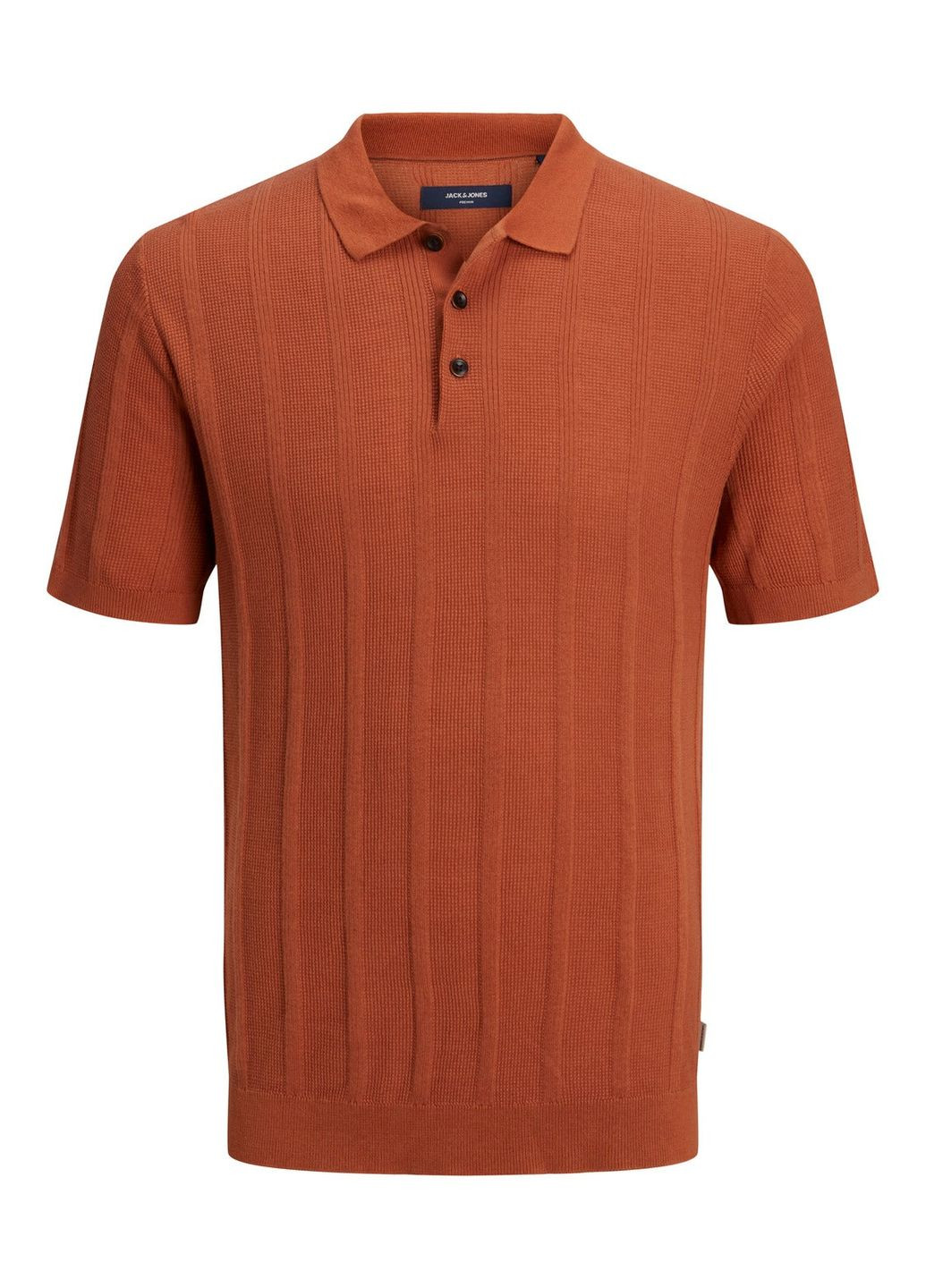 Светло-оранжевая футболка-поло лето,кирпичный,jack&jones для мужчин Jack & Jones