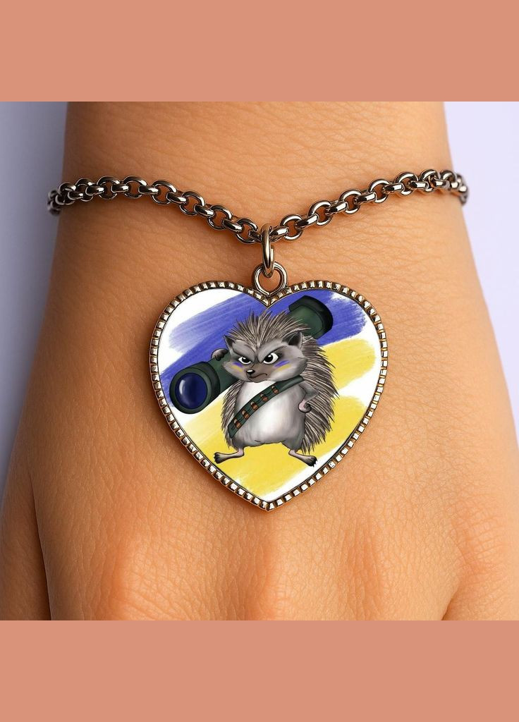 Браслет Патріотичний #12 (серце) No Brand (329330969)