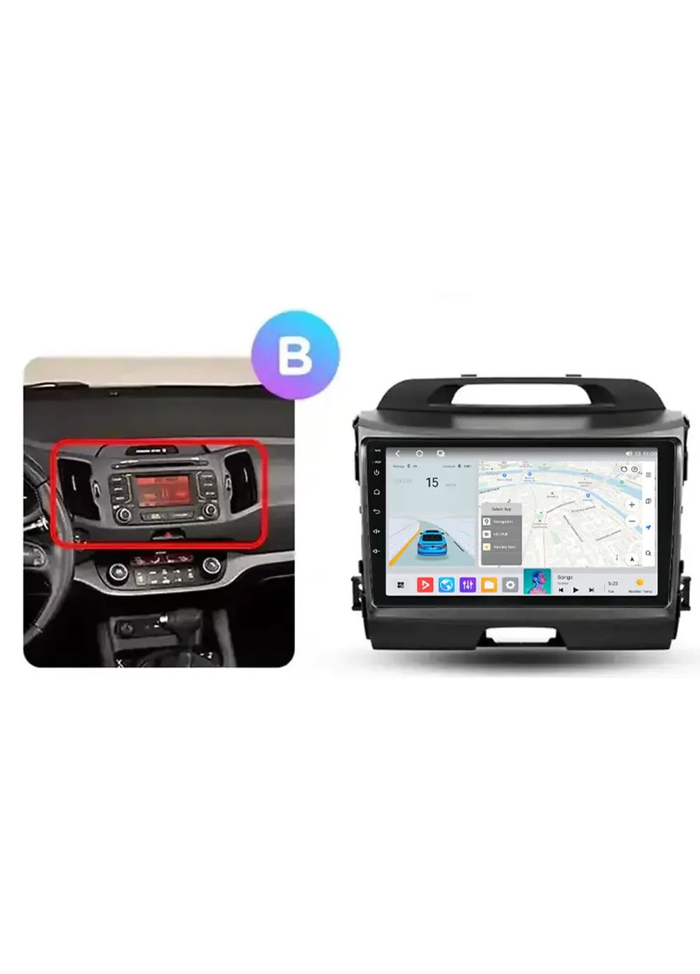 Штатна магнітола MN Kia Sportage 3 (2010-2016) IPS Mekede (361230809)