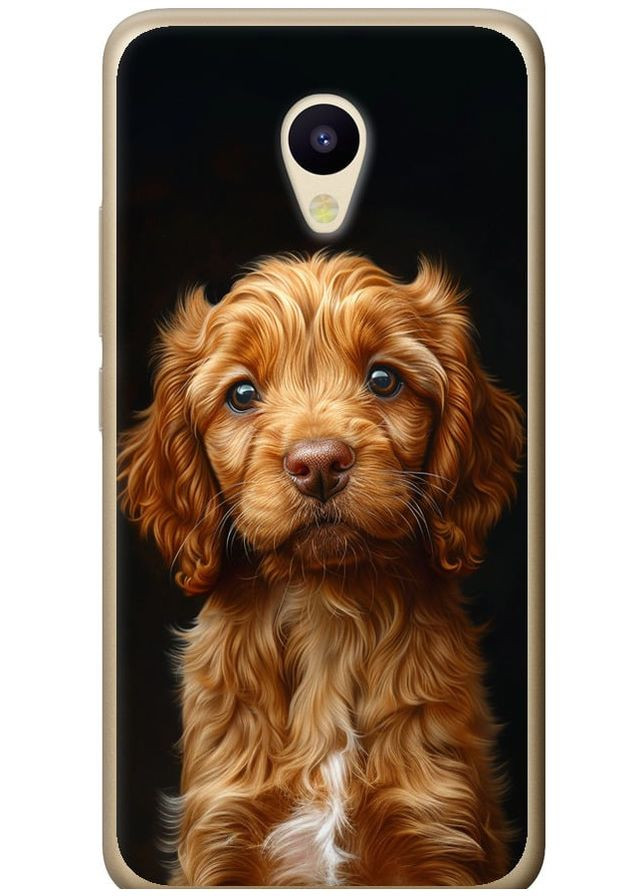 Силіконовий чохол 'Cocker spaniel на чорному фоні' для Endorphone Meizu M5 (292315137)