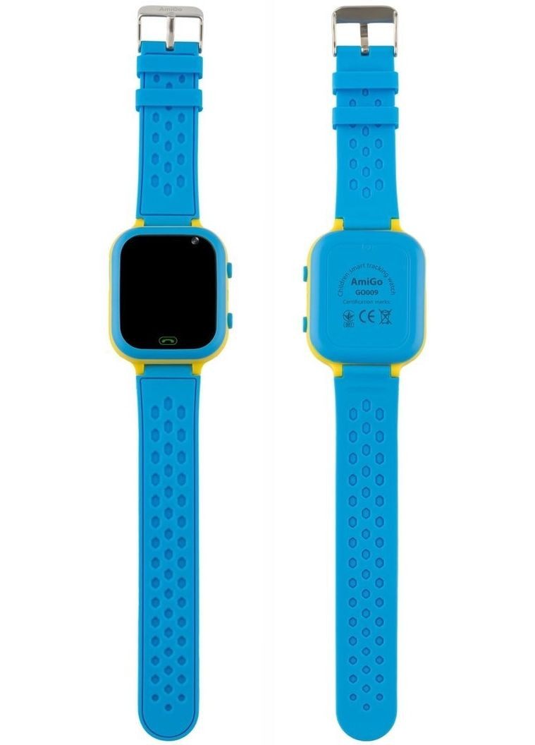 Smart Watch GO009 GLORY Camera+LED WIFI Blue-Yellow RU UCRF Amigo (330030555)