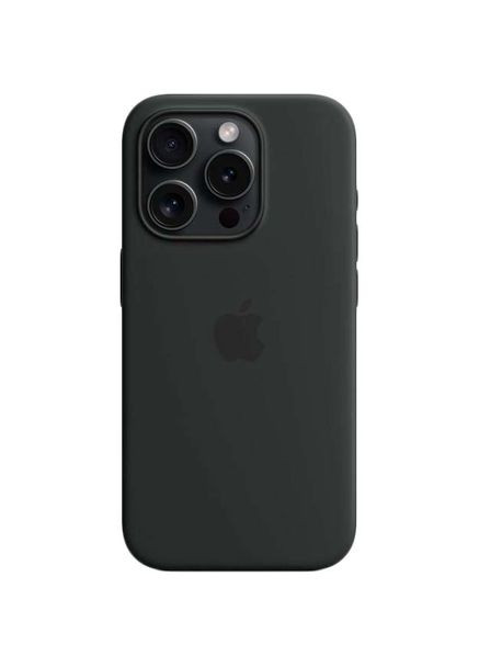 Чехол для iPhone 15 Pro Silicone Case with MagSafe Black (MT1A3ZM/A) Apple (316696752)