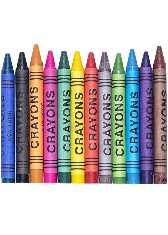 Карандаши восковые 12 цветов CRAYONS 2688A No Brand (330607303)